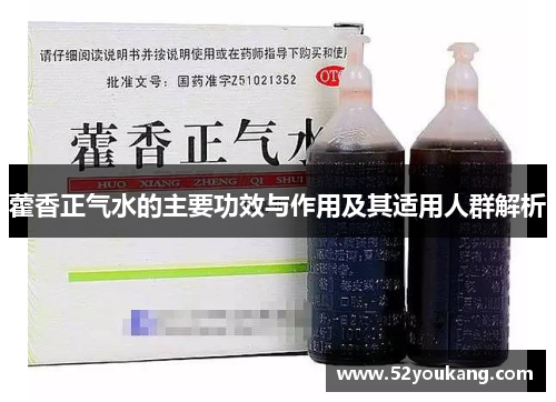 藿香正气水的主要功效与作用及其适用人群解析
